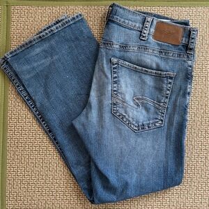 Silver jeans Co. Zac - 34x30 - Stylish Blue Denim Jeans